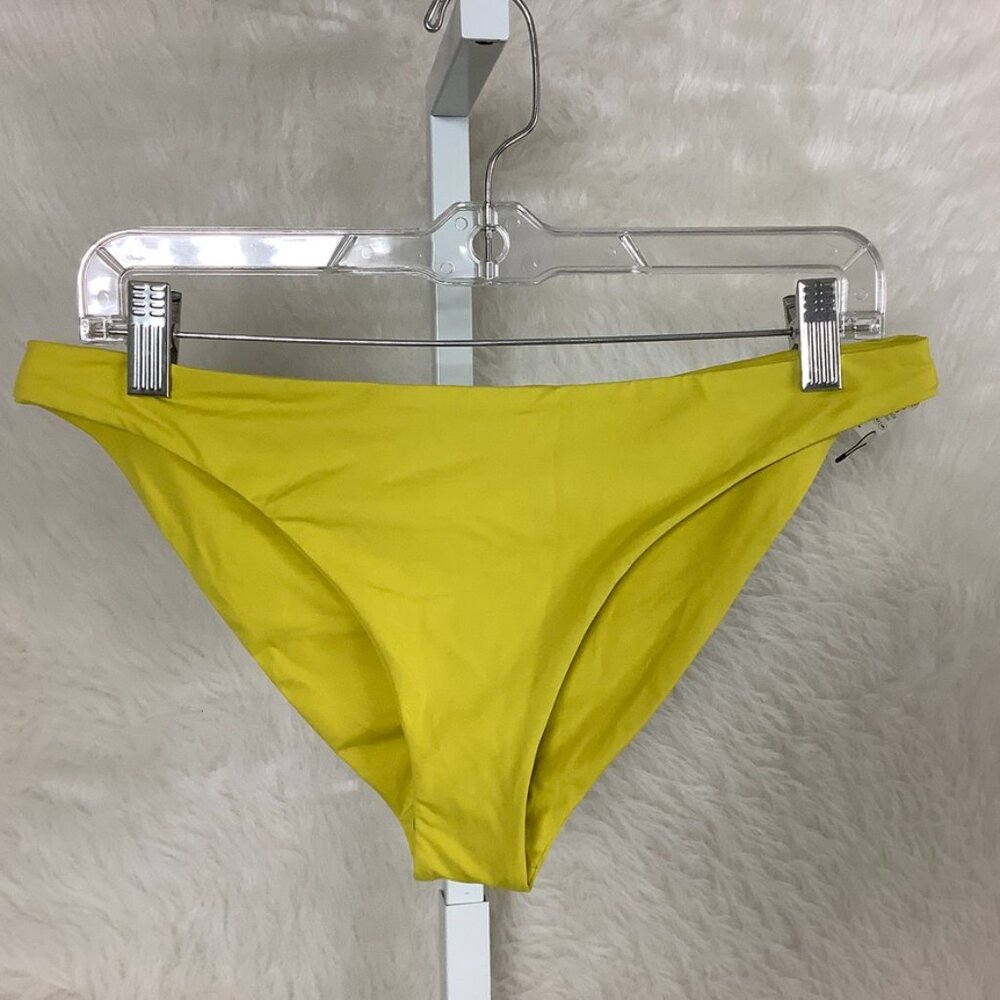 Bromelia Yellow Pantanal Full Bikini Bottoms NWOT L